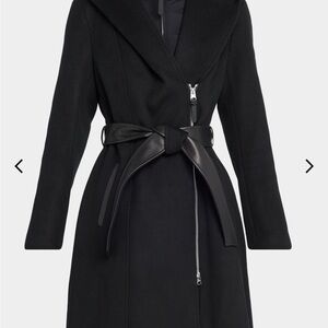 Mackage Black Belted Coat